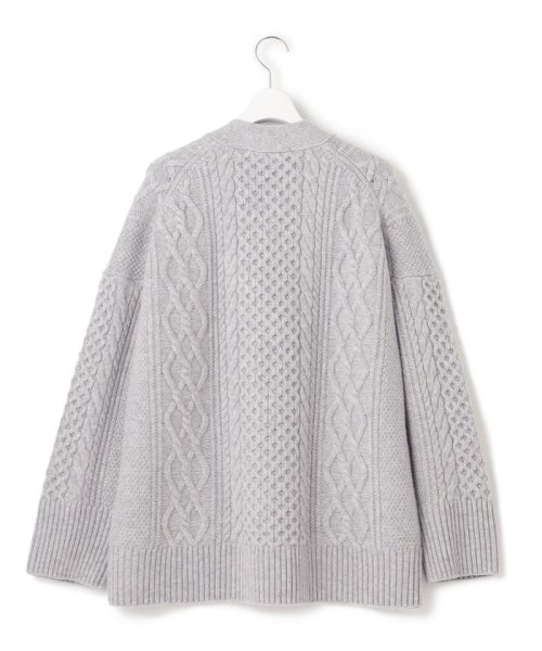 【杏さん着用/洗える】ウールカシミヤ アランパターン カーディガン 商品説明2023 Autumn & Winter大人カジュアルの代名詞、贅沢にふっくら A1419508567(10780円)