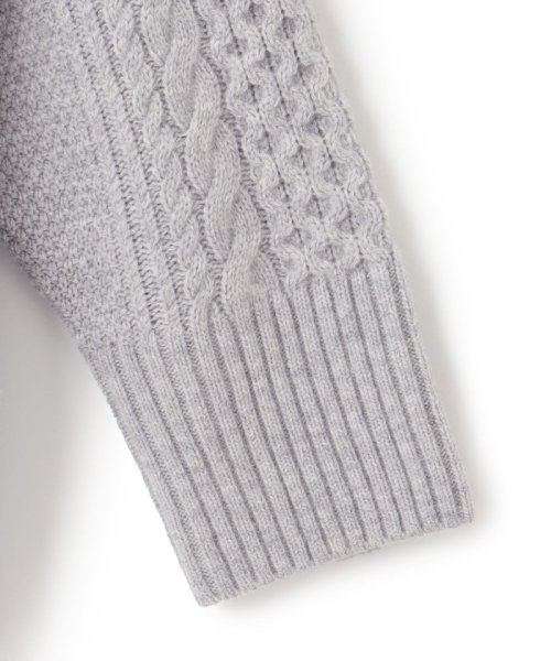 【杏さん着用/洗える】ウールカシミヤ アランパターン カーディガン 商品説明2023 Autumn & Winter大人カジュアルの代名詞、贅沢にふっくら A1419508567(10780円)