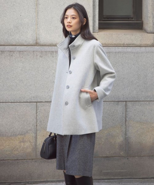 ショートビーバー スタンドカラー コート ショートビーバー コート VQ3009288886(22972円)