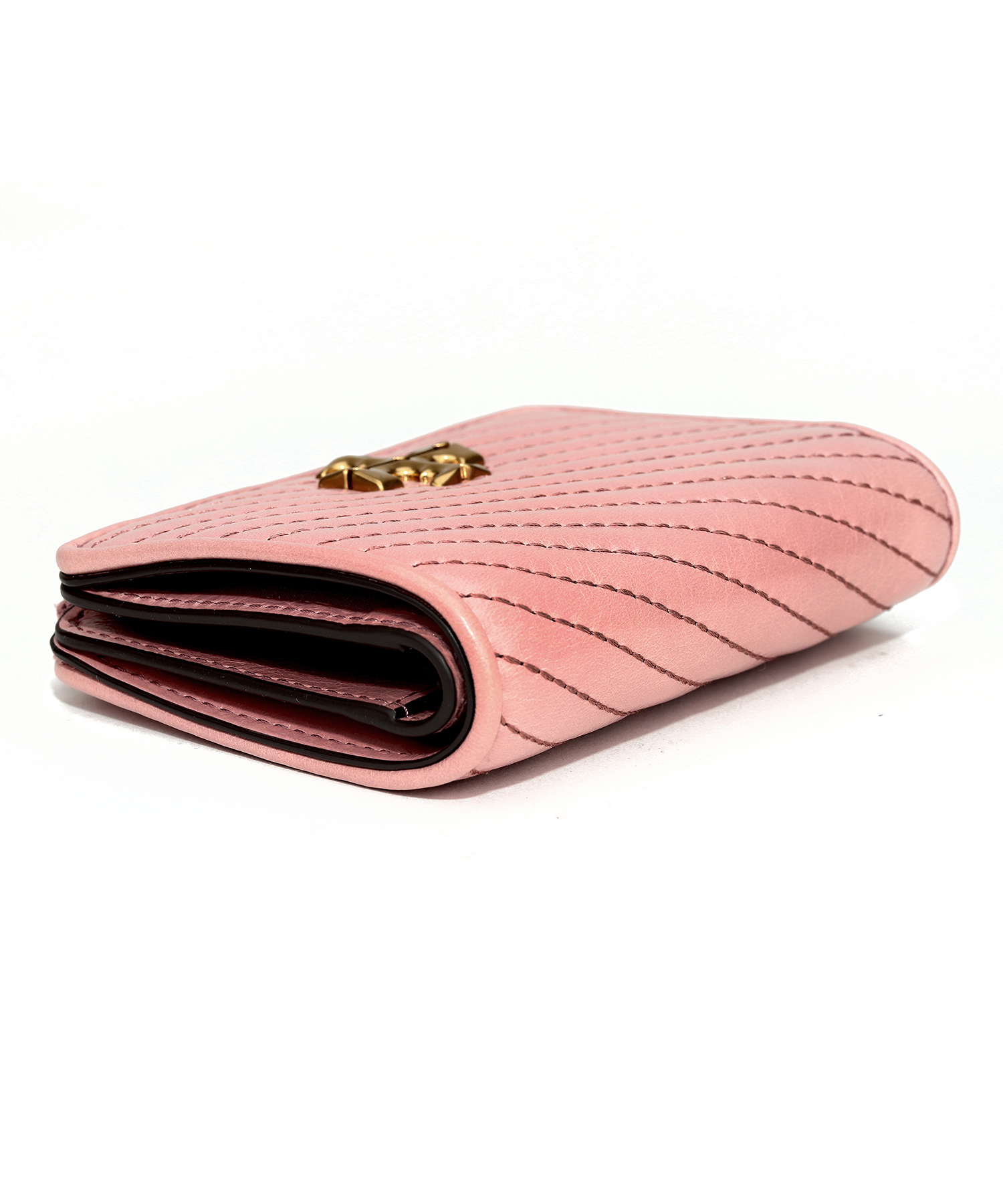 【未使用品】TORY BURCH 二つ折り財布 pink　№11159029