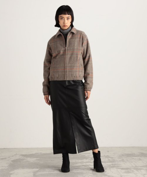 ツイードスウィングトップブルゾン 