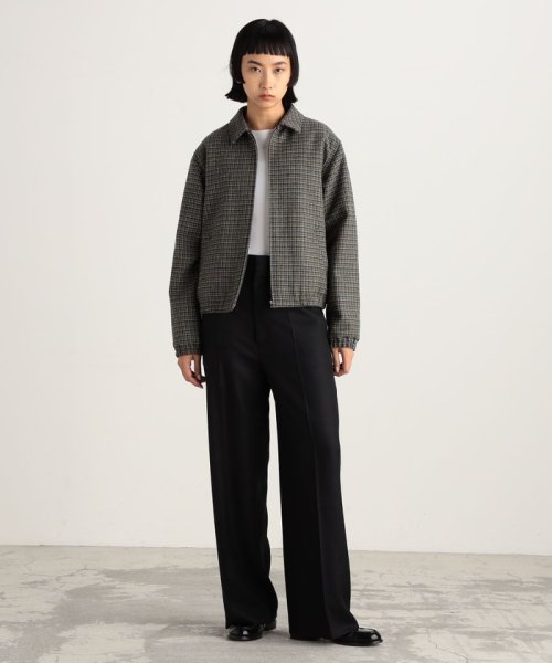 ツイードスウィングトップブルゾン 