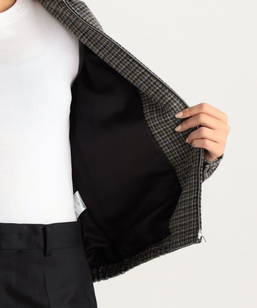 ツイードスウィングトップブルゾン 