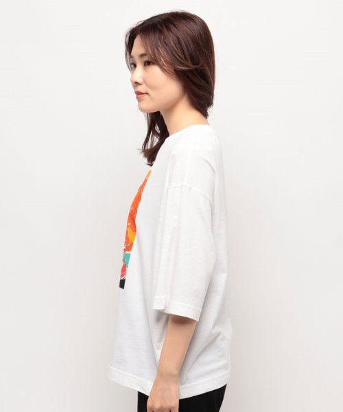 BENETTON (women)(ベネトン（レディース）)/5分袖プリントTシャツ・カットソー/img01