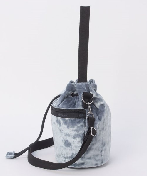 LeSportsac(LeSportsac)/DRAWSTRING BUCKET BAGベロアブルー/img01