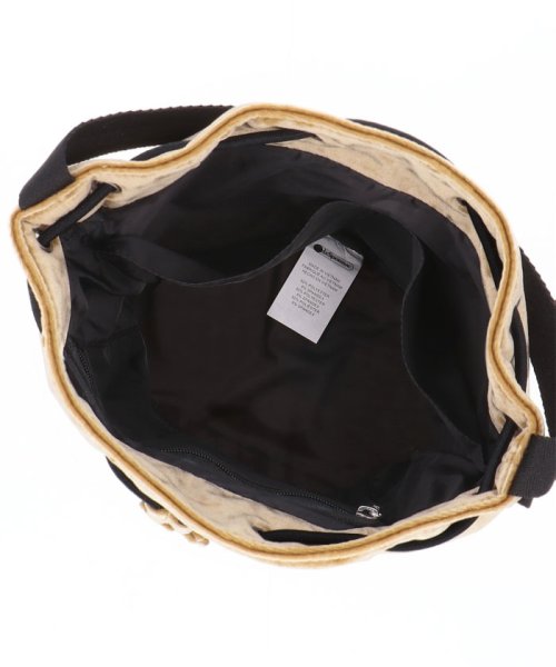 LeSportsac(LeSportsac)/DRAWSTRING BUCKET BAGベロアゴールド/img03