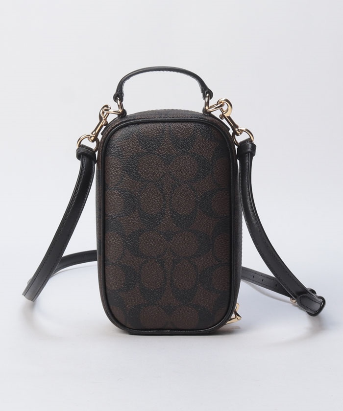 COACH スマホショルダーバッグ新品黒