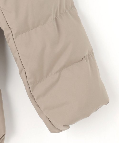 ブラッシュドマルチポリ ショート ダウン コート 大きいサイズ 小さいサイズ