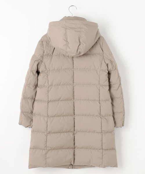 ブラッシュドマルチポリ ロング ダウン コート 大きいサイズ 小さいサイズ