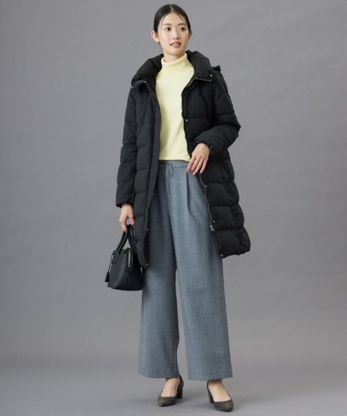 ブラッシュドマルチポリ ロング ダウン コート 大きいサイズ 小さいサイズ