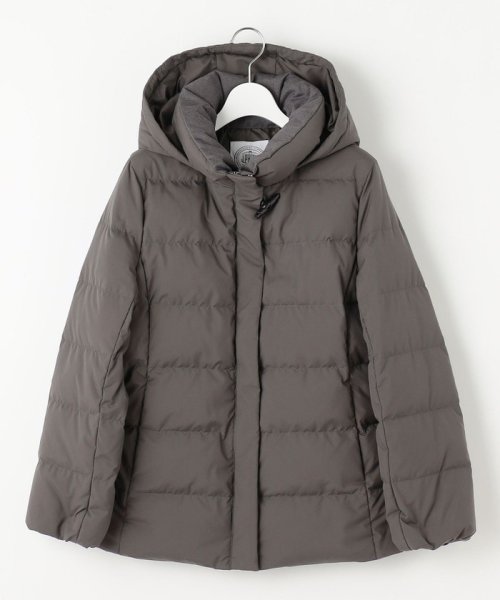 ブラッシュドマルチポリ ショート ダウン コート 大きいサイズ 小さいサイズ