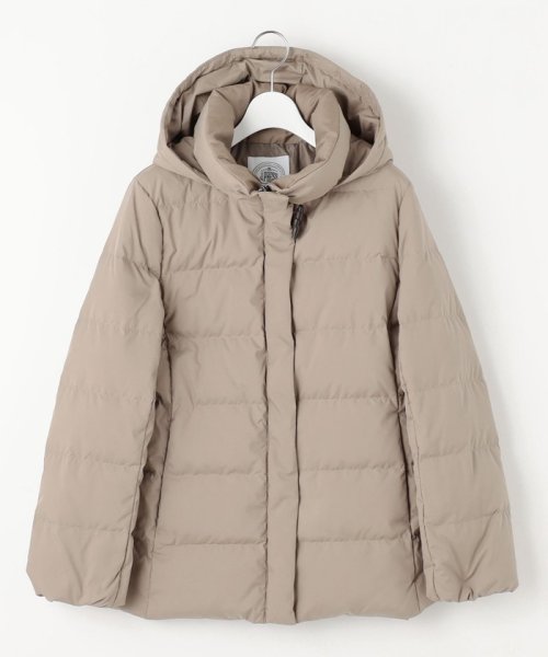 ブラッシュドマルチポリ ショート ダウン コート 大きいサイズ 小さいサイズ