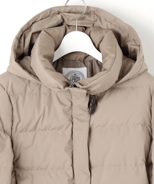 ブラッシュドマルチポリ ショート ダウン コート 大きいサイズ 小さいサイズ