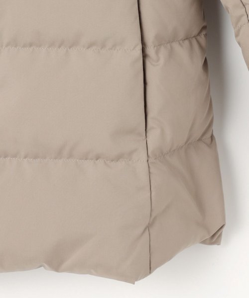 ブラッシュドマルチポリ ショート ダウン コート 大きいサイズ 小さいサイズ