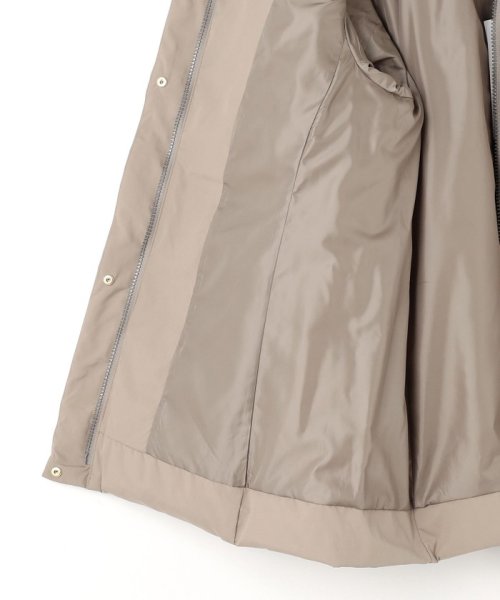 ブラッシュドマルチポリ ショート ダウン コート 大きいサイズ 小さいサイズ