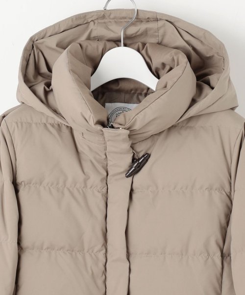 ブラッシュドマルチポリ ロング ダウン コート 大きいサイズ 小さいサイズ