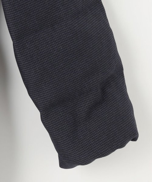 千鳥&グレンチェック ロング ダウン コート #304 #375 大きいサイズ 小さいサイズ