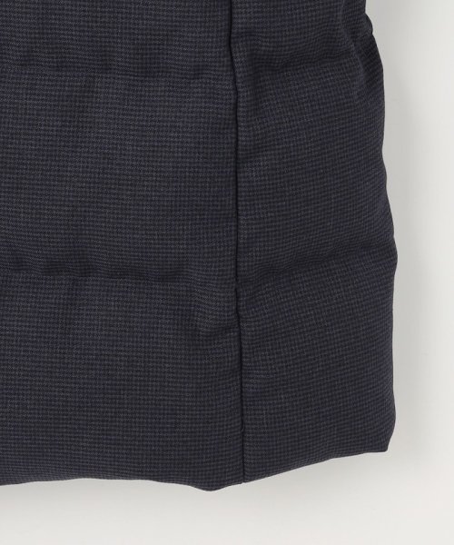 千鳥&グレンチェック ロング ダウン コート #304 #375 大きいサイズ 小さいサイズ