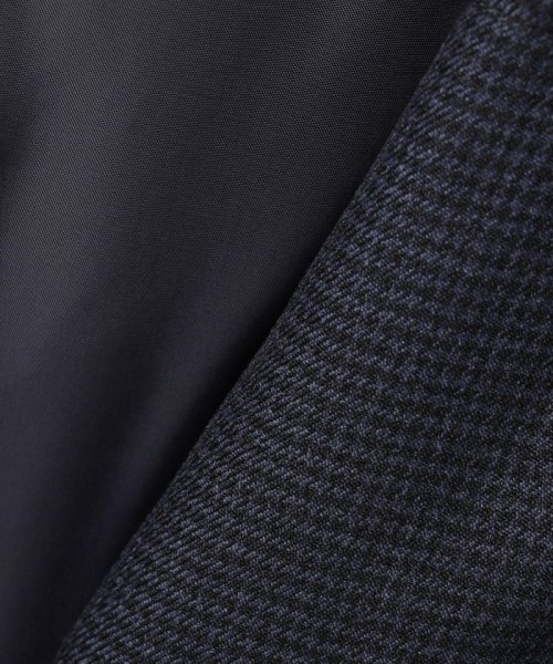 千鳥&グレンチェック ロング ダウン コート #304 #375 大きいサイズ 小さいサイズ