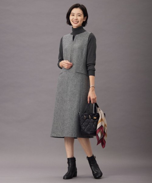 J.PRESS LADIES(J．プレス　レディス)/T/W シャブレーツイル ジャンパースカート/img01