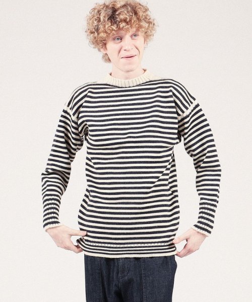 Le Tricoteur ヴァージンウール ガンジーセーター トップス ニット・セーター UOI2093837131(15972円)