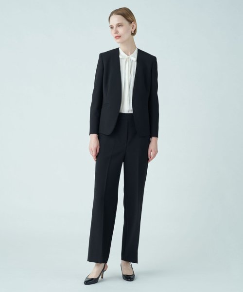 ドライダブルクロス セミワイドフレアパンツ 商品番号：11