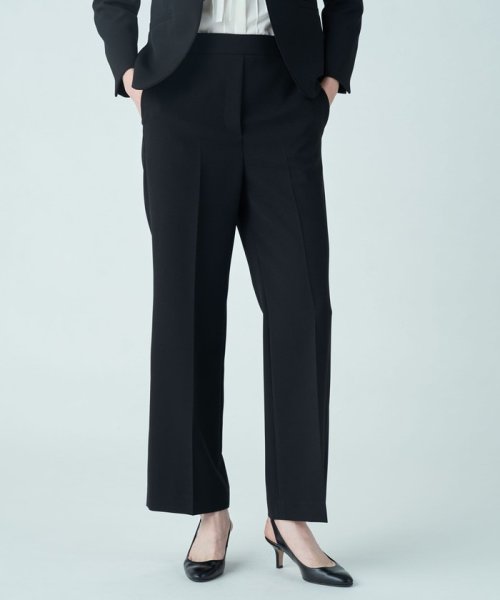 ドライダブルクロス セミワイドフレアパンツ 商品番号：11