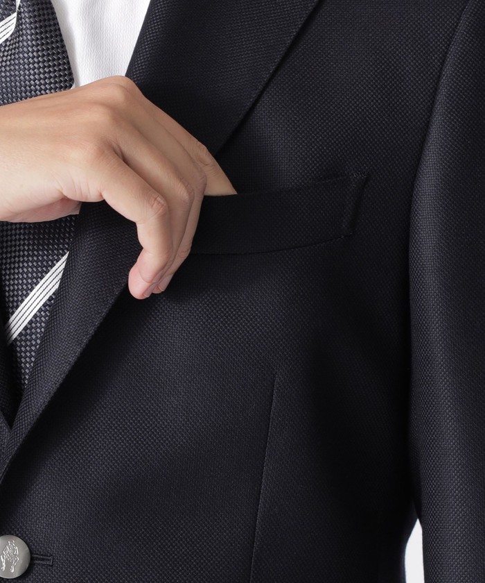 MR GENTLEMAN ESSENTIAL ネイビー ブレザー MR GENTLEMAN ESSENTIAL ネイビー ブレザー