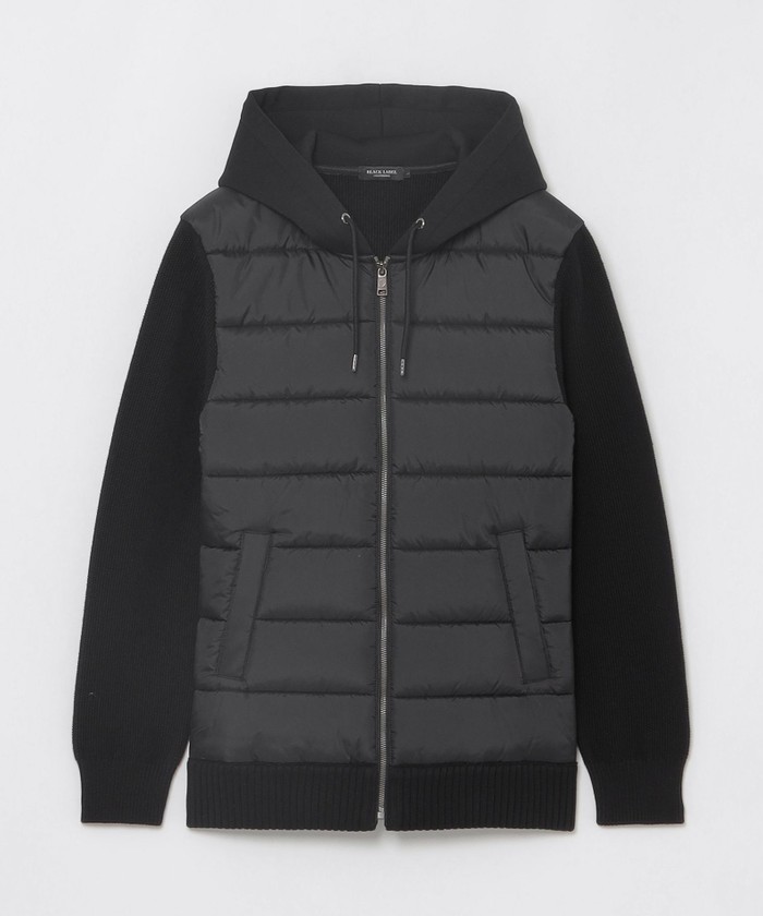 WEB限定】チェックロゴテープニットブルゾン(505738946) | BLACK LABEL