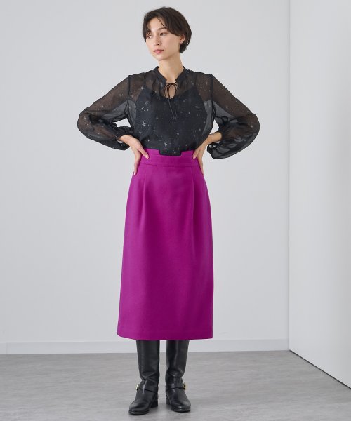 ラムビーバータイト スカート ゴスペル/GHOSPELL タイトスカート Harper Frayed Midi Skirt O1941566336 (14850円)