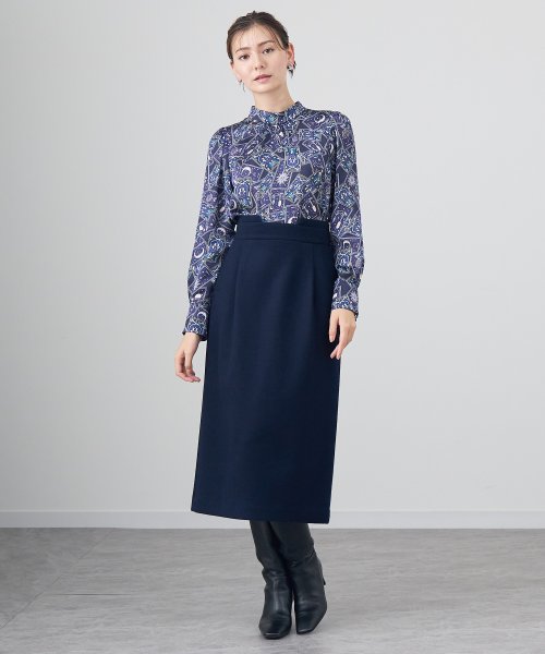 ラムビーバータイト スカート ゴスペル/GHOSPELL タイトスカート Harper Frayed Midi Skirt O1941566336 (14850円)