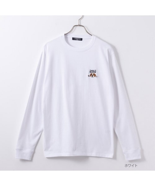 MAC HOUSE(men)(マックハウス（メンズ）)/T－GRAPHICS ティーグラフィックス アニマルワンポイント長袖Tシャツ MC24－620－11T/img01