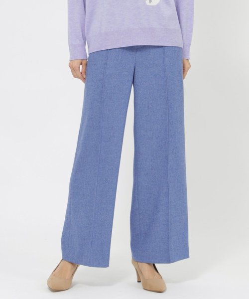 23AW＊Wings掲載＊リサイクルウールツイルワイドパンツ 