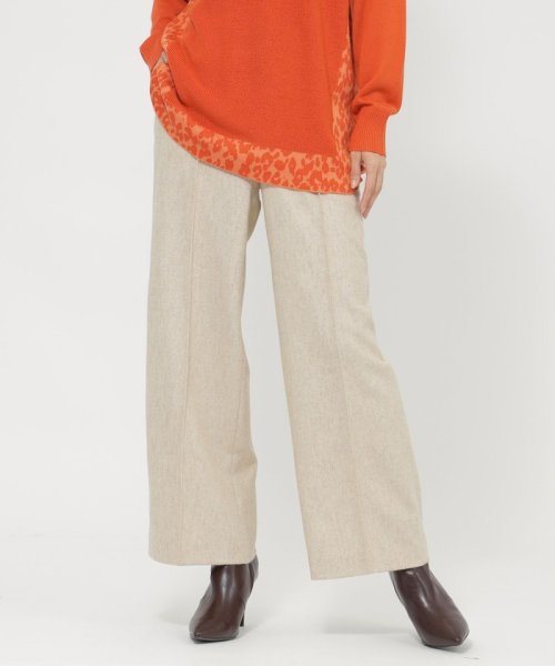 23AW＊Wings掲載＊リサイクルウールツイルワイドパンツ 