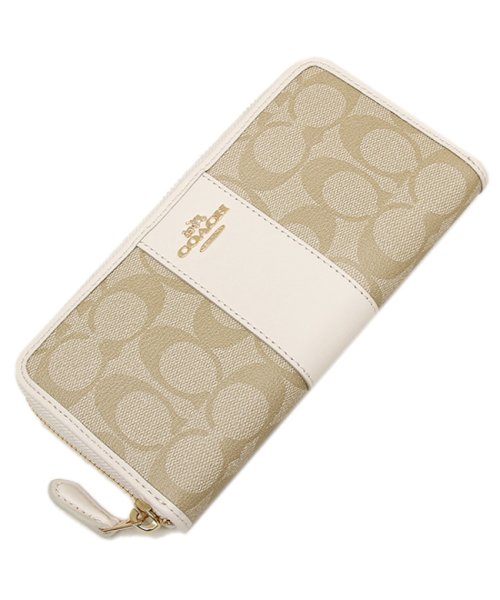 コーチ 財布 長財布 アウトレット COACH F54630 IMDQC ライトカーキ チョーク レディース 財布 長財布 アウトレット COACH F54630 IMDQC なし