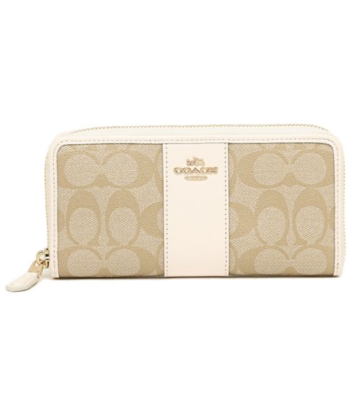 コーチ 財布 長財布 アウトレット COACH F54630 IMDQC ライトカーキ チョーク レディース 財布 長財布 アウトレット COACH F54630 IMDQC なし
