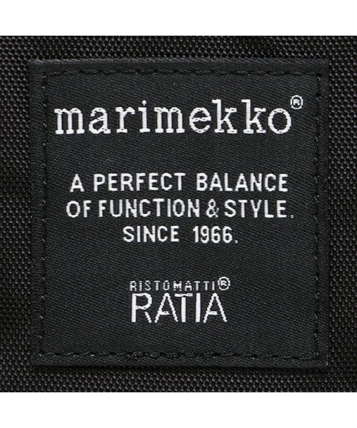 Marimekko(マリメッコ)/マリメッコ バッグ MARIMEKKO レディース 026992 999 キャシュ & キャリー CASH & CARRY ショルダーバッグ BLACK/img08