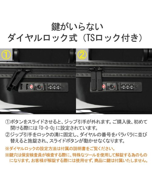 ZEROHALLIBURTON(ゼロハリバートン)/【日本正規品】 ゼロハリバートン スーツケース ZERO HALLIBURTON キャリーケース 54L 3泊 4泊 5泊 軽量 出張 旅行 メンズ 81283/img06