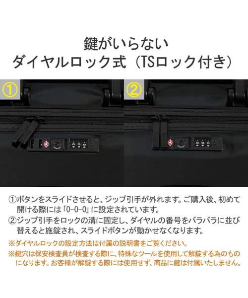 ZEROHALLIBURTON(ゼロハリバートン)/【日本正規品】 ゼロハリバートン スーツケース ZERO HALLIBURTON キャリーケース 大容量 8泊 9泊 10泊 出張 旅行 メンズ 81285/img06