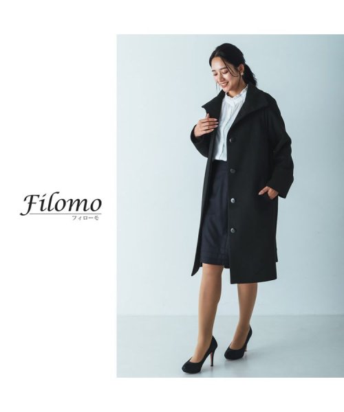 Filomo(フィローモ)/[Filomo]スタンドカラーコートロングカシミヤ&ウール/img17