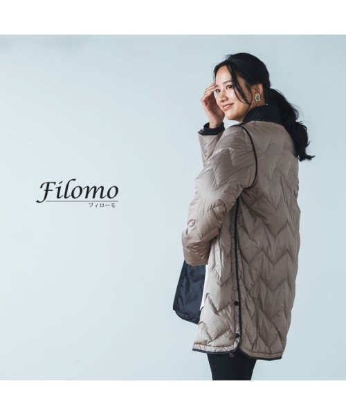 Filomo(フィローモ)/[Filomo]ダウンコート大きいサイズゆったり/img13