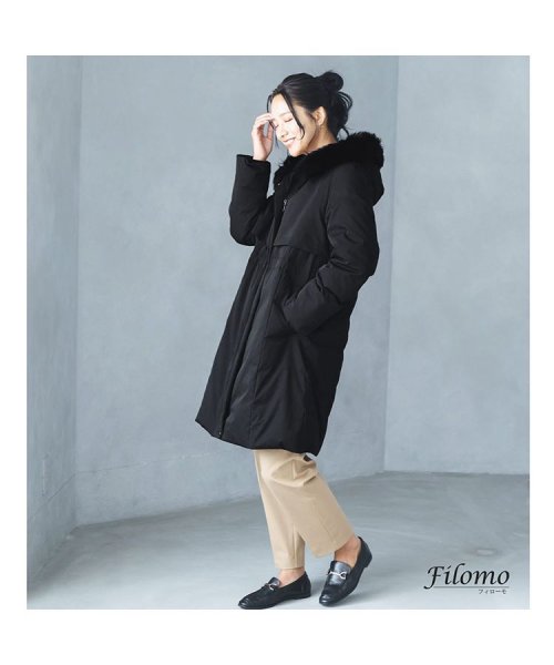 Filomo(フィローモ)/[Filomo]ダウンコート フード ファー 付き/img08