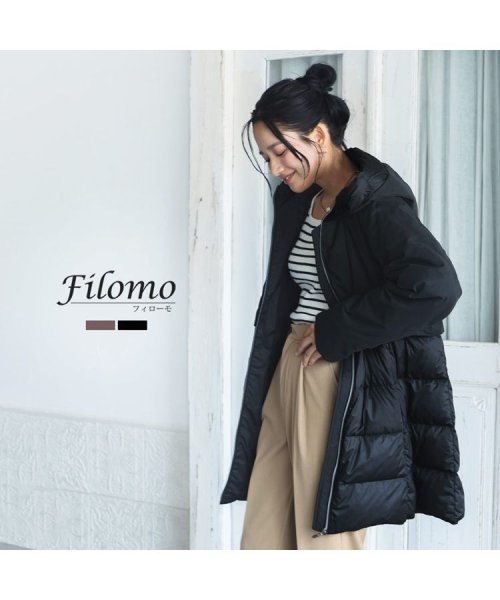 Filomo(フィローモ)/[Filomo]ダウンコートアウタージャケット フード付き/img01