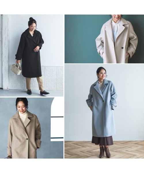 [Filomo] チェスターコートウールタッチロング  DGJ1574214313(12155円)
