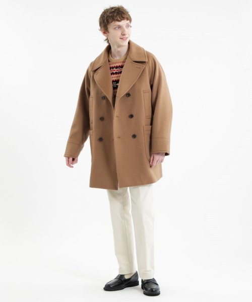 ニュークラシック PEA COAT ツイル接結メルトン デザイン