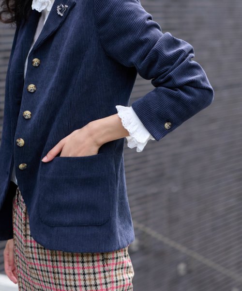 コーデュロイジャケット 
