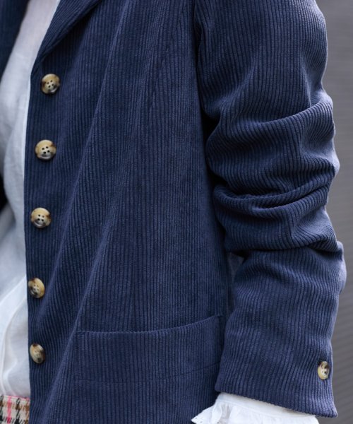 コーデュロイジャケット 
