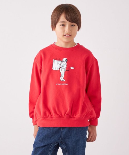 SHIPS any WOMEN(シップス　エニィ　ウィメン)/ARCH&LINE: オーガニックコットン プリント スウェット<KIDS>/img14