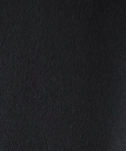 【日本製／通勤／フォーマル】カシミヤ混ノーカラーコート 