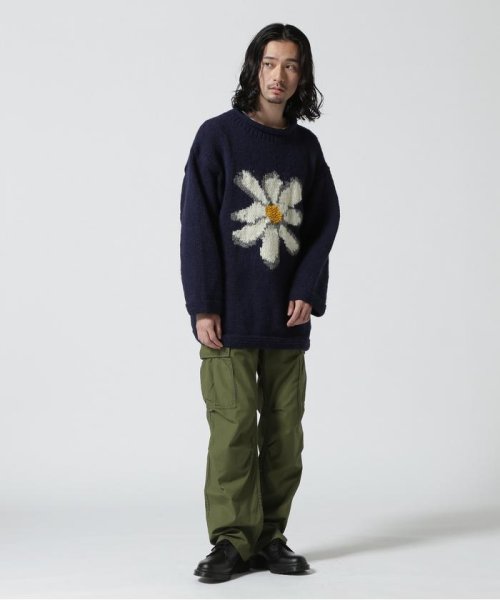 B'2nd(ビーセカンド)/MacMahon Knitting Mills/マクマホンニッティングミルズ　Roll Neck Knit－Flower/img20